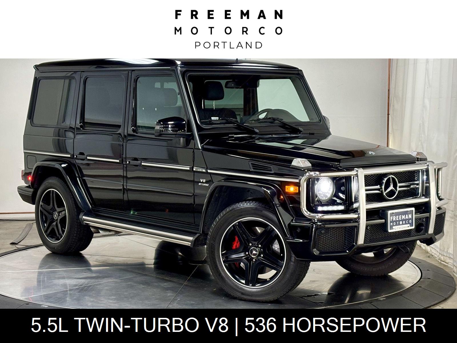 Black 2015 Mercedes-Benz G-Class SUV / Crossover All-Wheel Drive Automatic