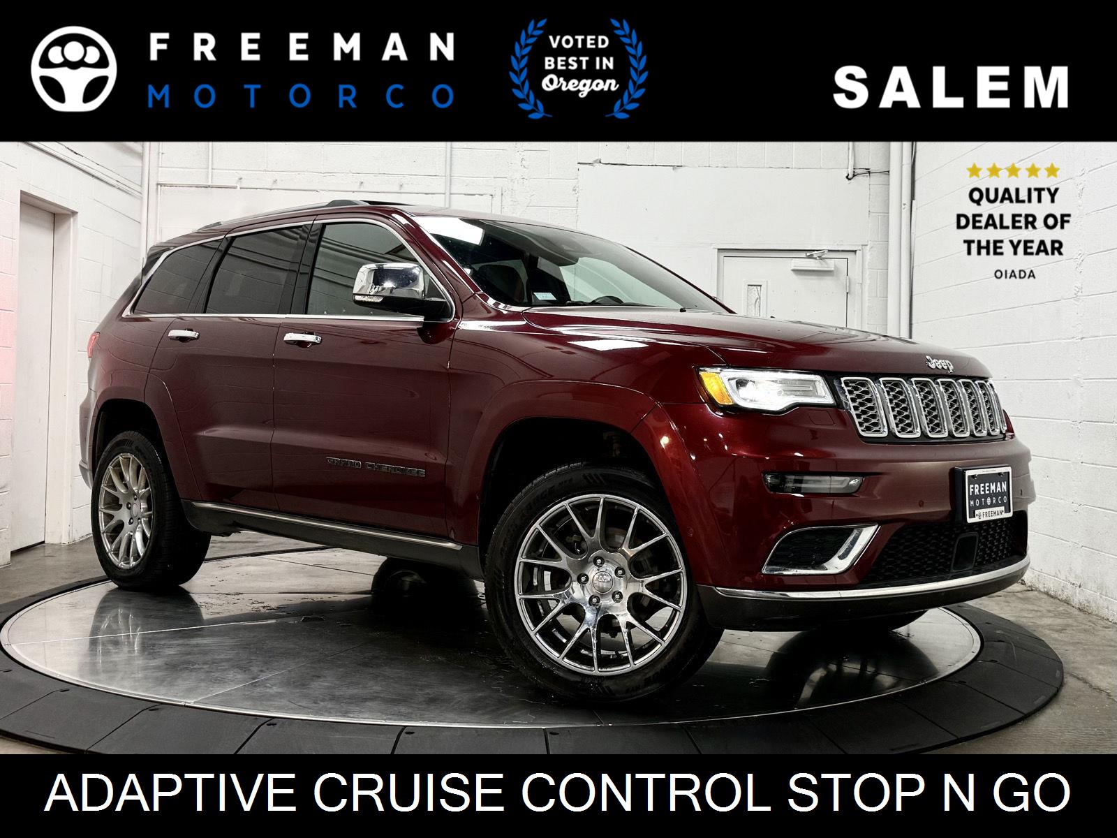 Velvet Red Pearlcoat 2020 Jeep Grand Cherokee Summit 4WD SUV / Crossover Four-Wheel Drive 8-Speed CVT