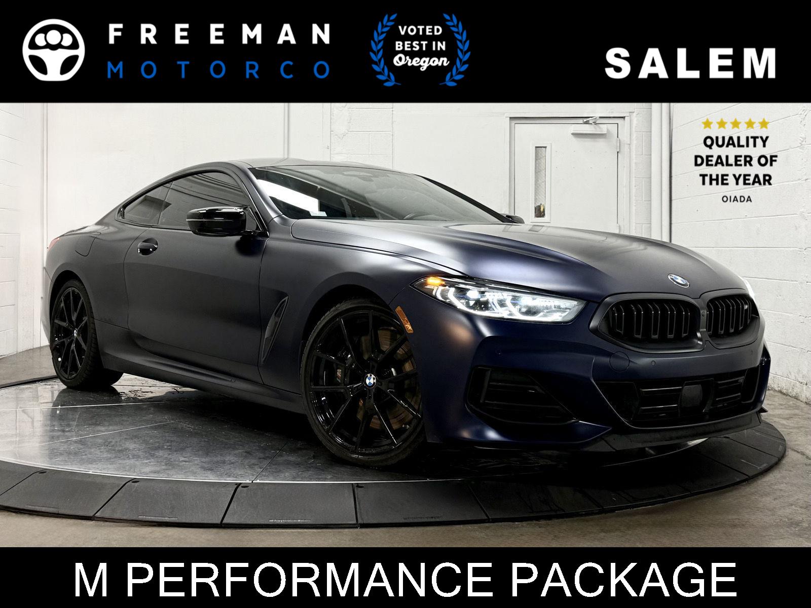 Individual Frozen Tanzanite Blue Metallic 2023 BMW 8 Series M850i xDrive Coupe AWD Coupe All-Wheel Drive Automatic