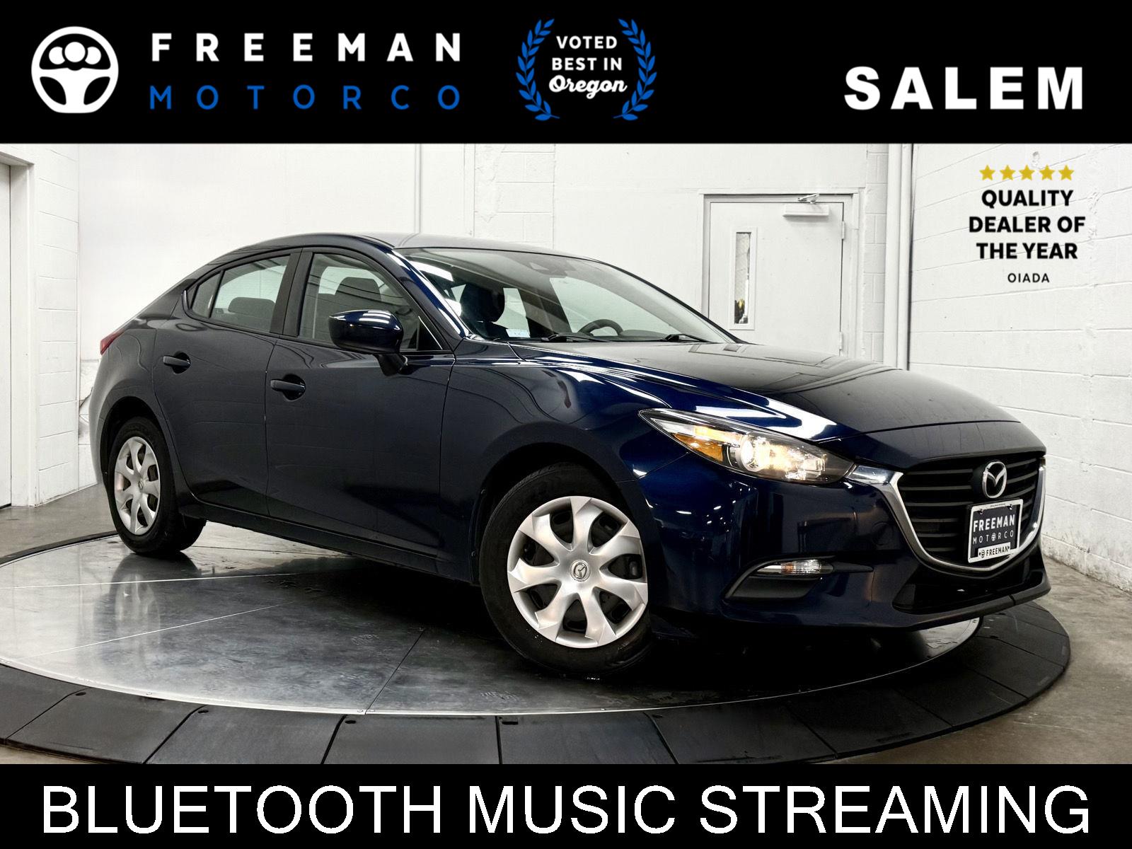 Deep Crystal Blue Mica 2018 Mazda MAZDA3 Sport Sedan Front-Wheel Drive Automatic