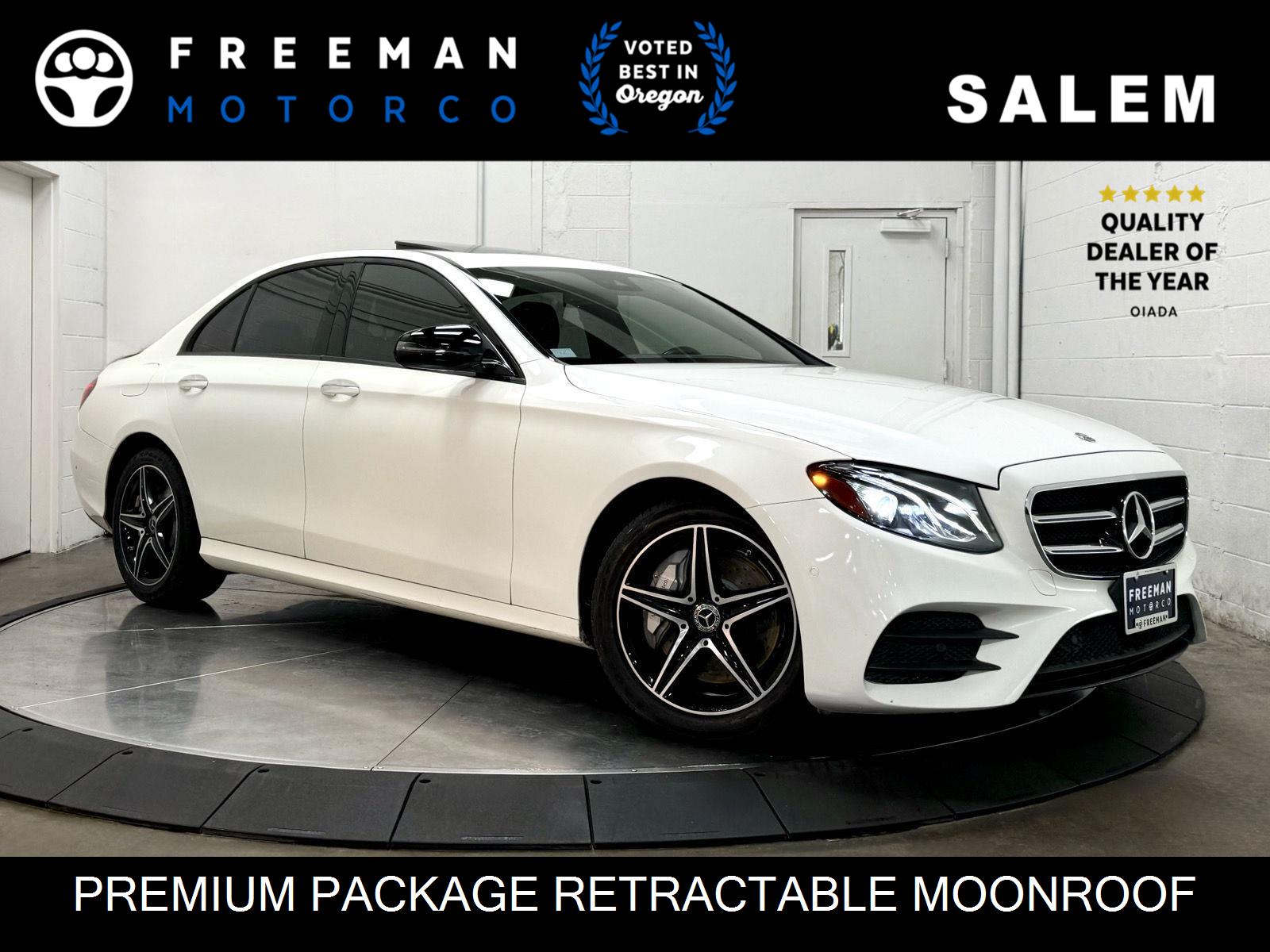designo Diamond White Metallic 2018 Mercedes-Benz E-Class E 400 4MATIC Sedan AWD Sedan All-Wheel Drive Automatic