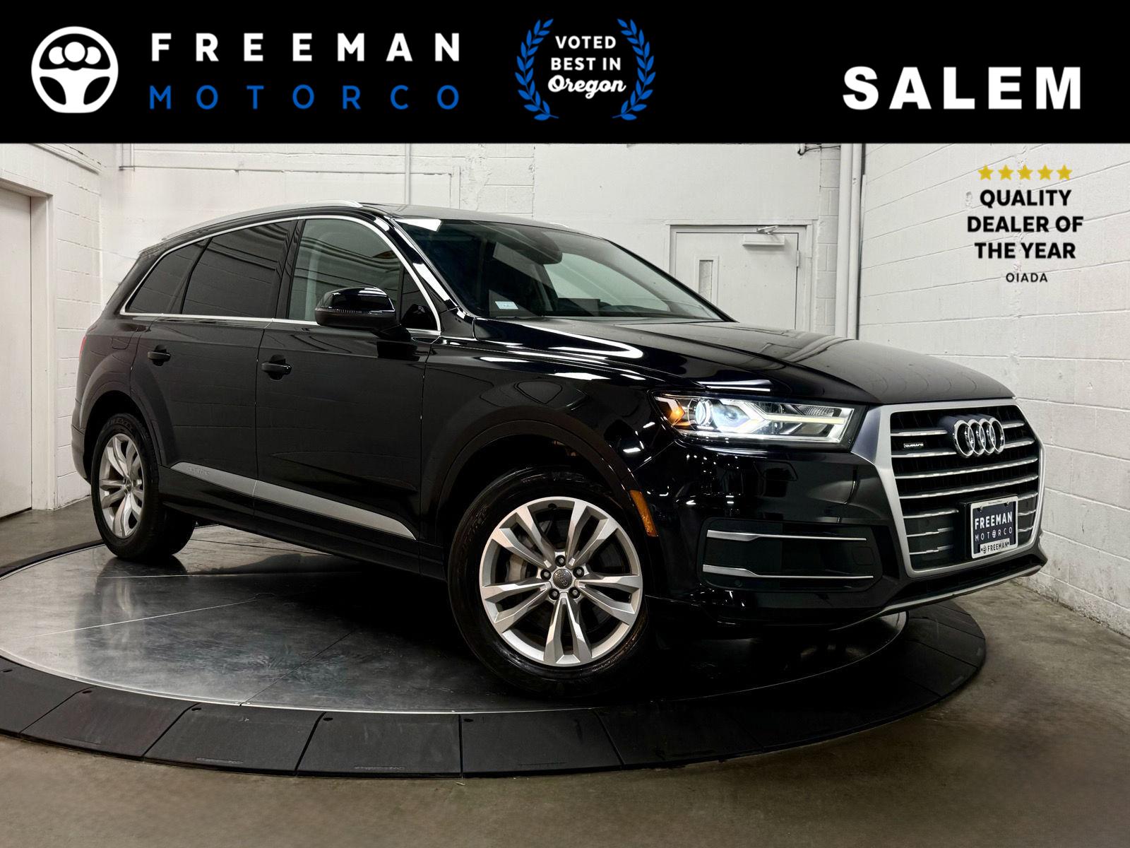Orca Black Metallic 2019 Audi Q7 45 TFSI quattro Premium SUV / Crossover All-Wheel Drive Automatic