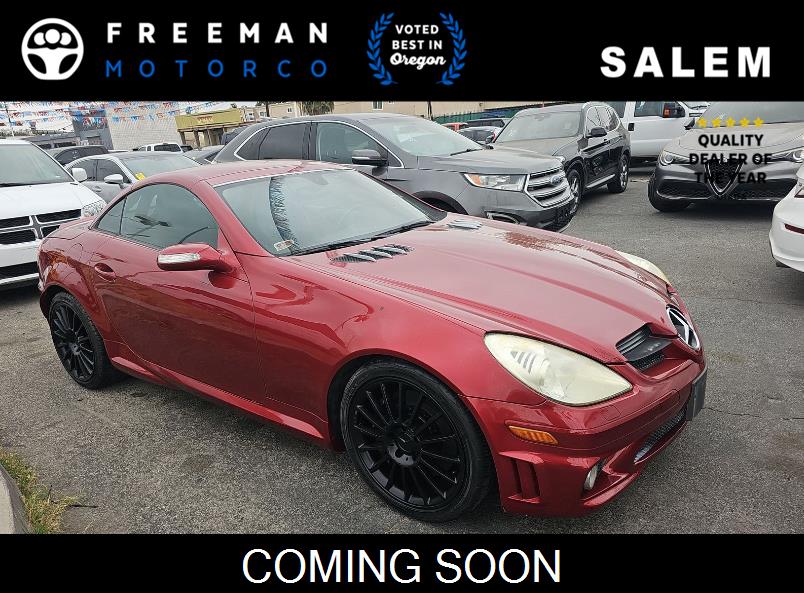 Red 2005 Mercedes-Benz SLK 55 AMG Convertible Rear-Wheel Drive Automatic