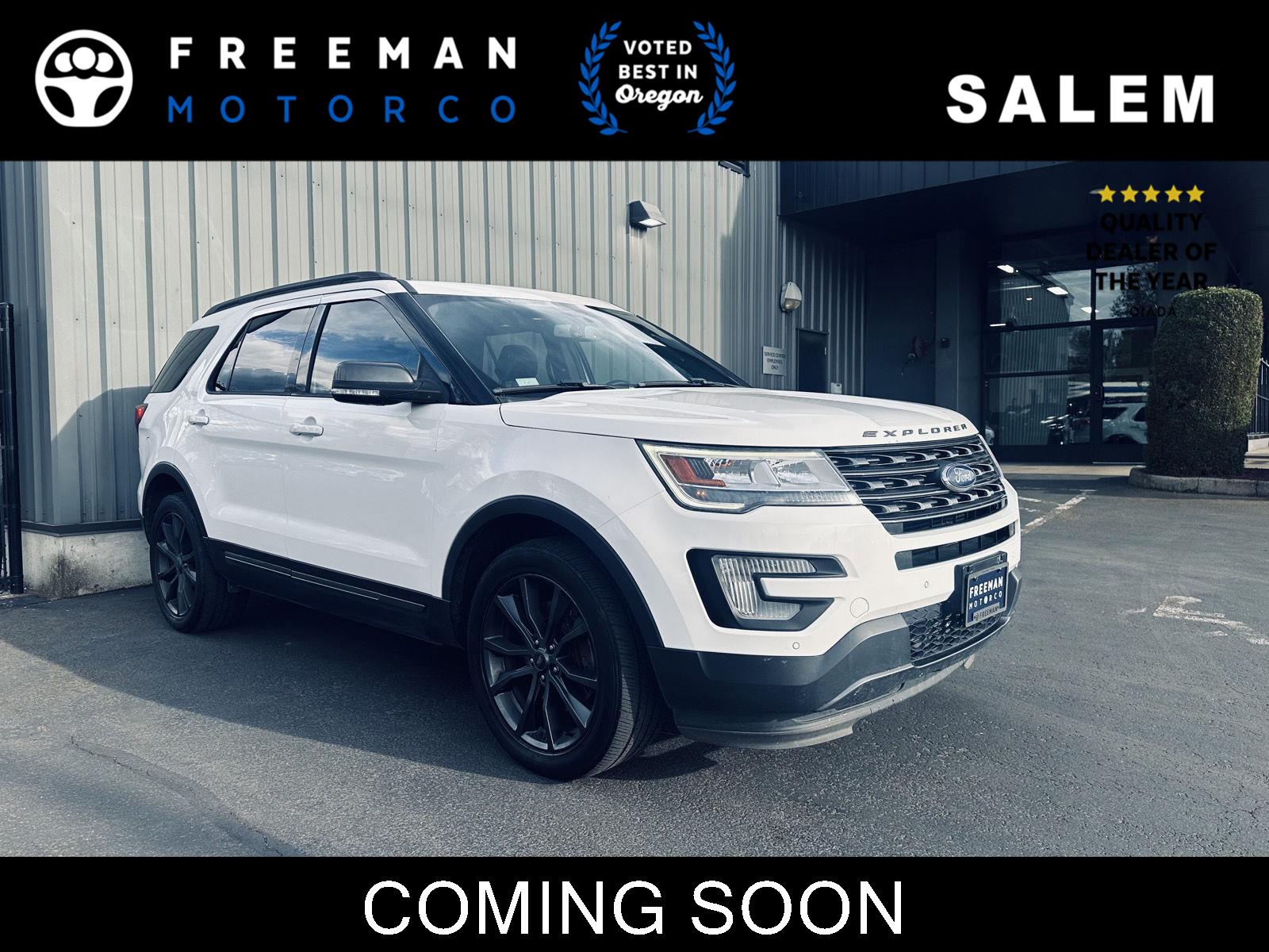 Oxford White 2017 Ford Explorer XLT AWD SUV / Crossover All-Wheel Drive 6-Speed Automatic