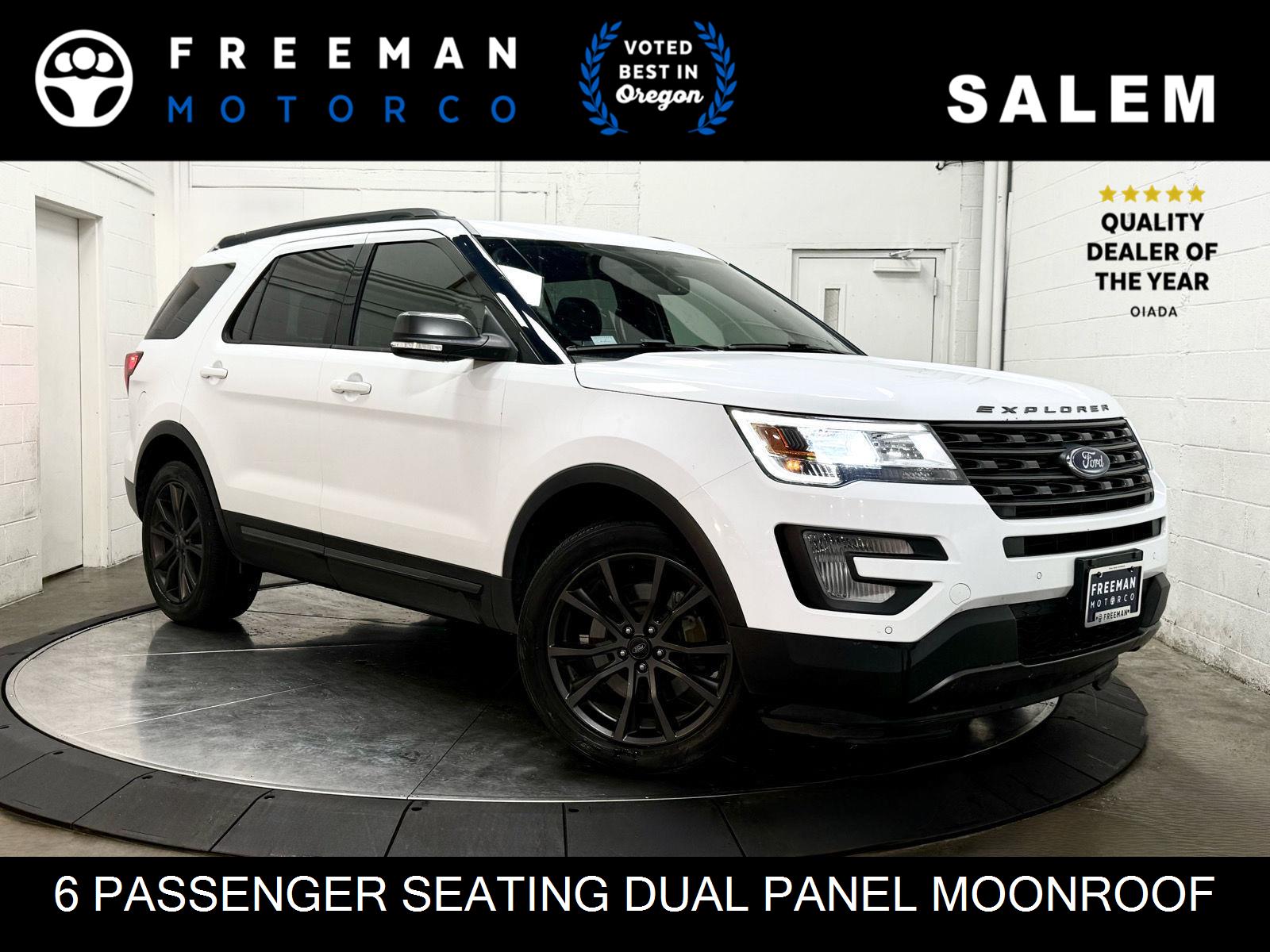 Oxford White 2017 Ford Explorer XLT AWD SUV / Crossover All-Wheel Drive 6-Speed Automatic
