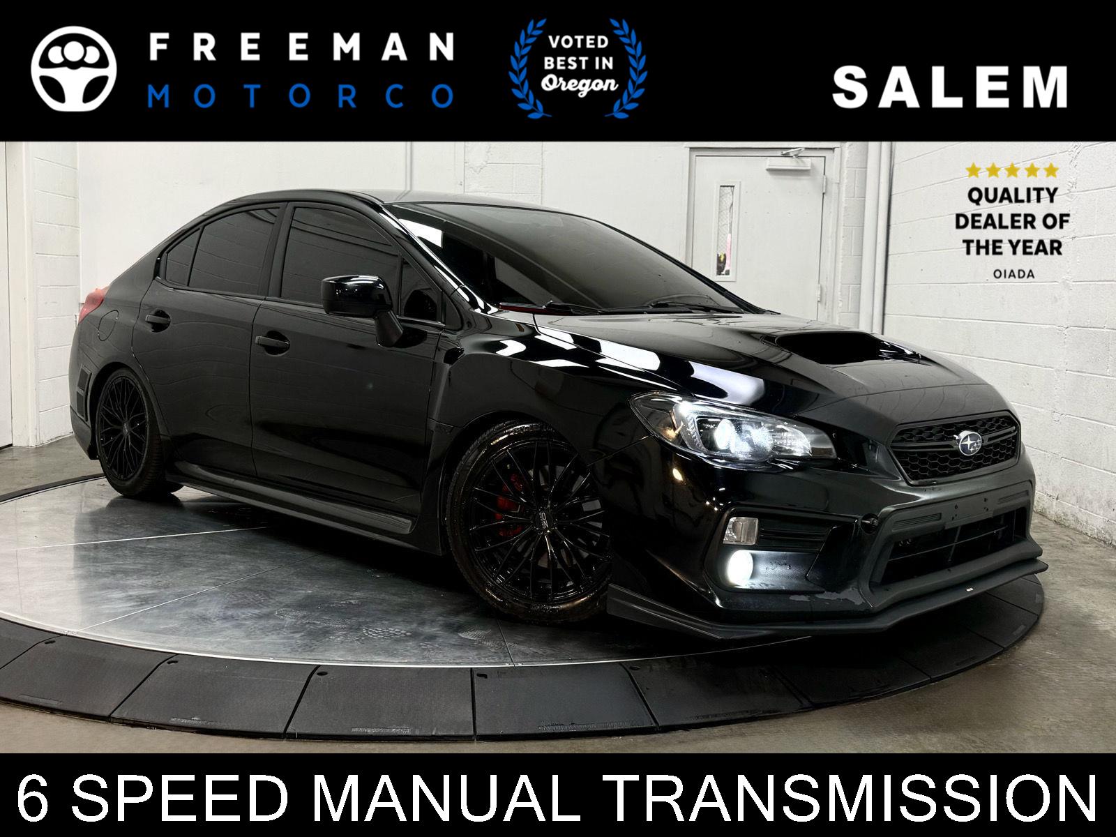 Crystal Black Silica 2020 Subaru WRX AWD Sedan All-Wheel Drive Manual