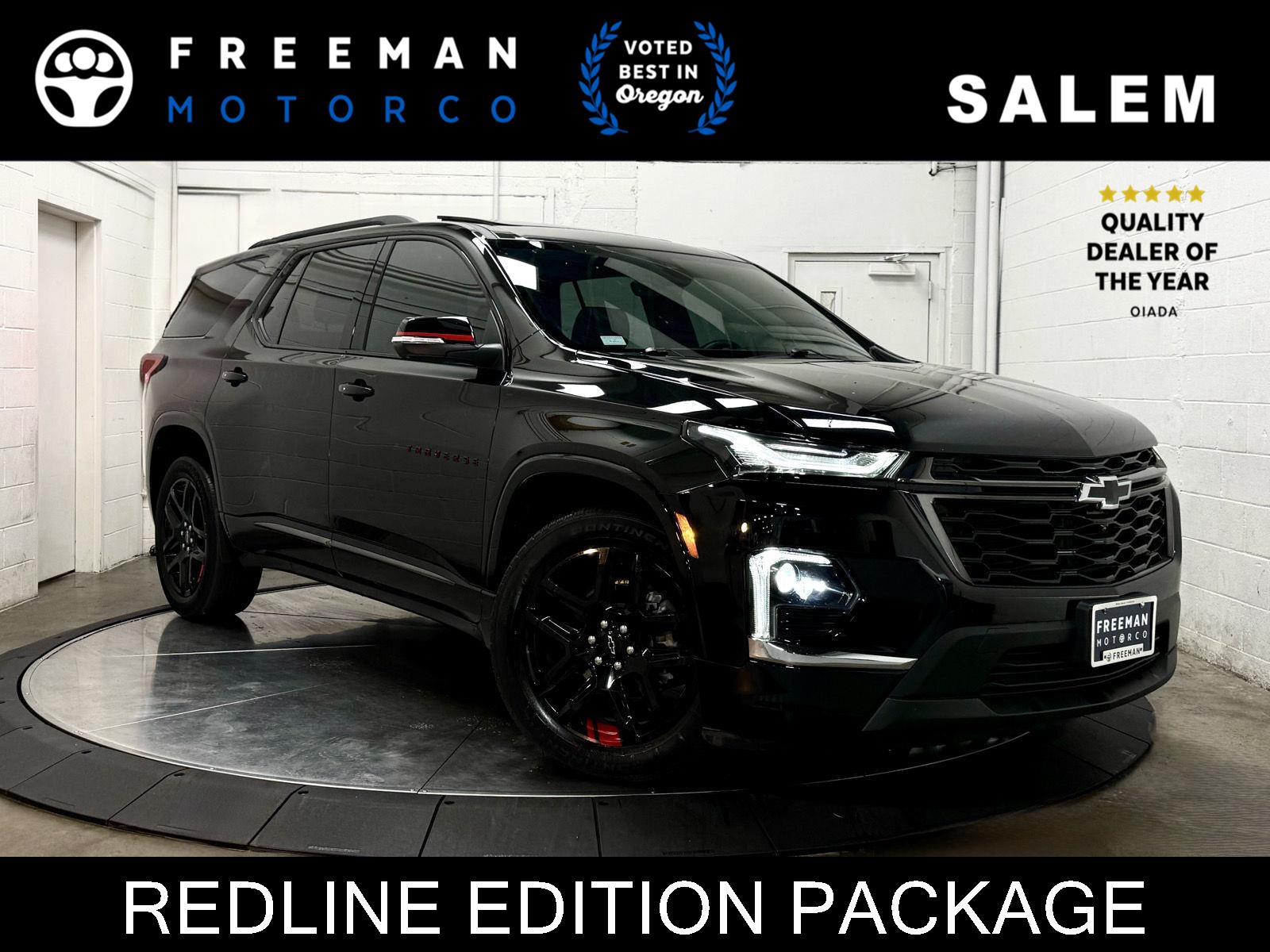 Mosaic Black Metallic 2022 Chevrolet Traverse Premier AWD SUV / Crossover Four-Wheel Drive 9-Speed Automatic