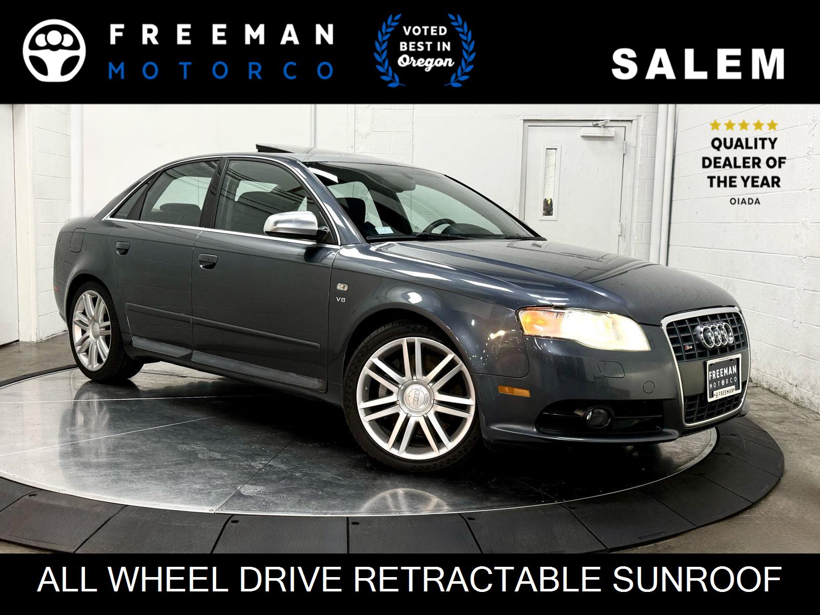 Gray 2007 Audi S4 quattro Sedan AWD Sedan All-Wheel Drive Automatic