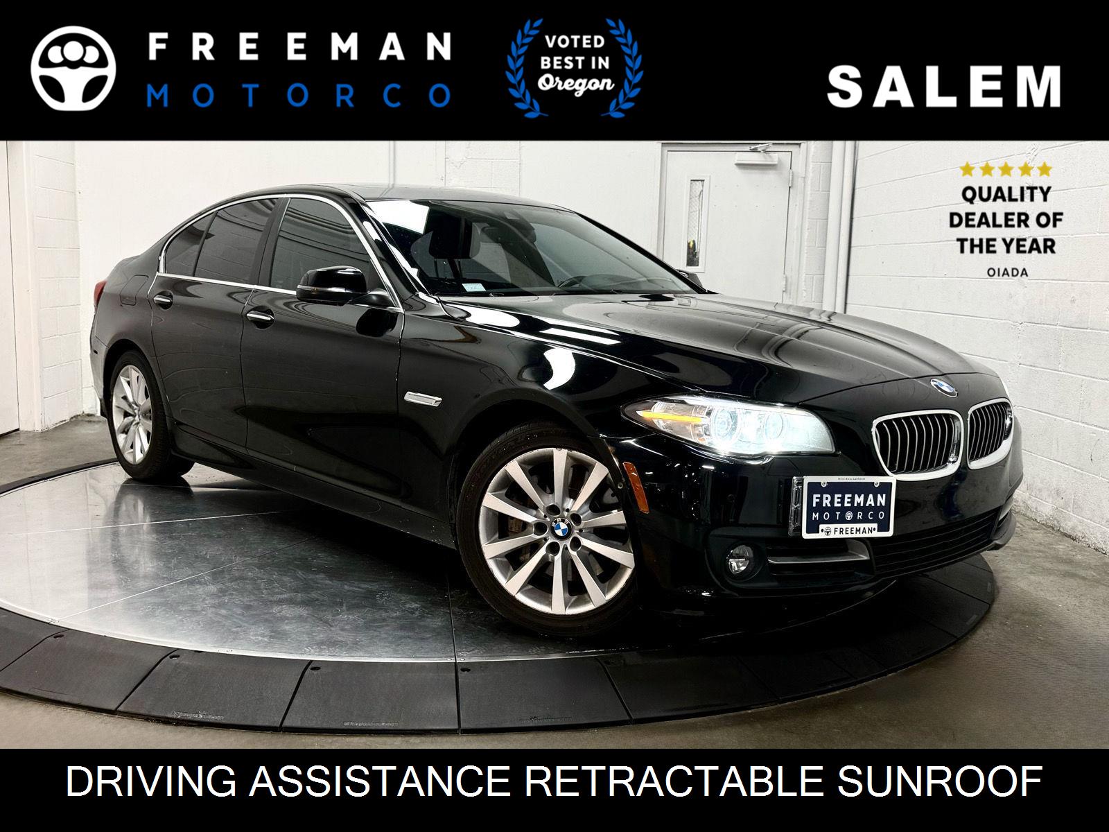 Jet Black 2016 BMW 5 Series 535i Sedan RWD Sedan Rear-Wheel Drive Automatic