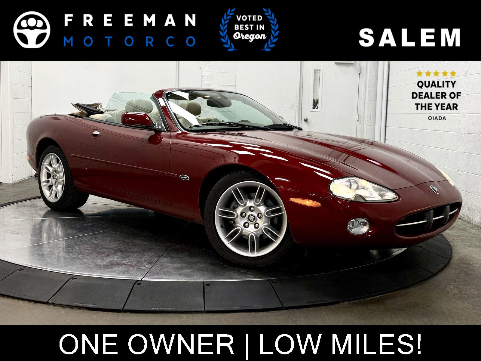 Red 2001 Jaguar XK-Series XK8 Convertible RWD Convertible Rear-Wheel Drive Automatic