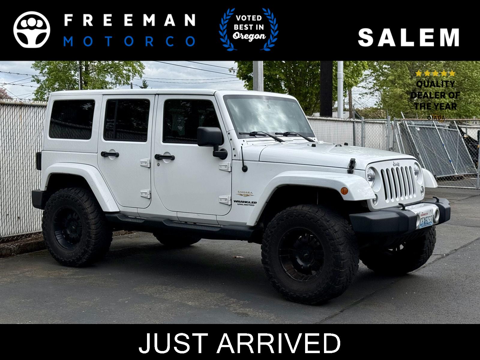 White 2014 Jeep Wrangler SUV / Crossover