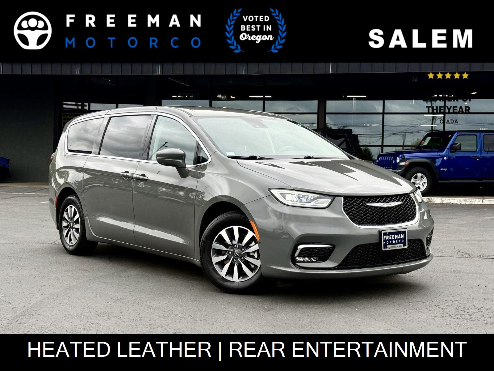 Ceramic Gray Clearcoat 2022 Chrysler Pacifica Hybrid Touring L FWD Minivan Front-Wheel Drive Automatic