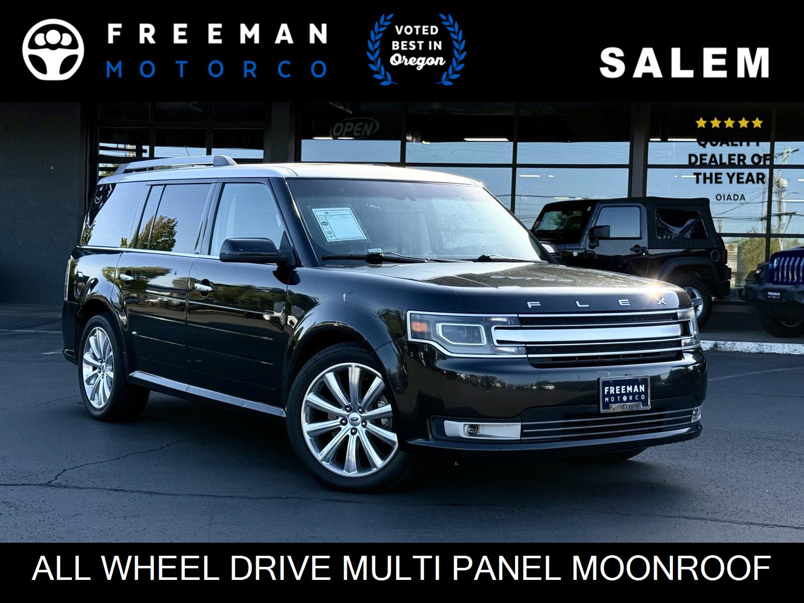 Tuxedo Black 2015 Ford Flex Limited AWD SUV / Crossover All-Wheel Drive 6-Speed Automatic