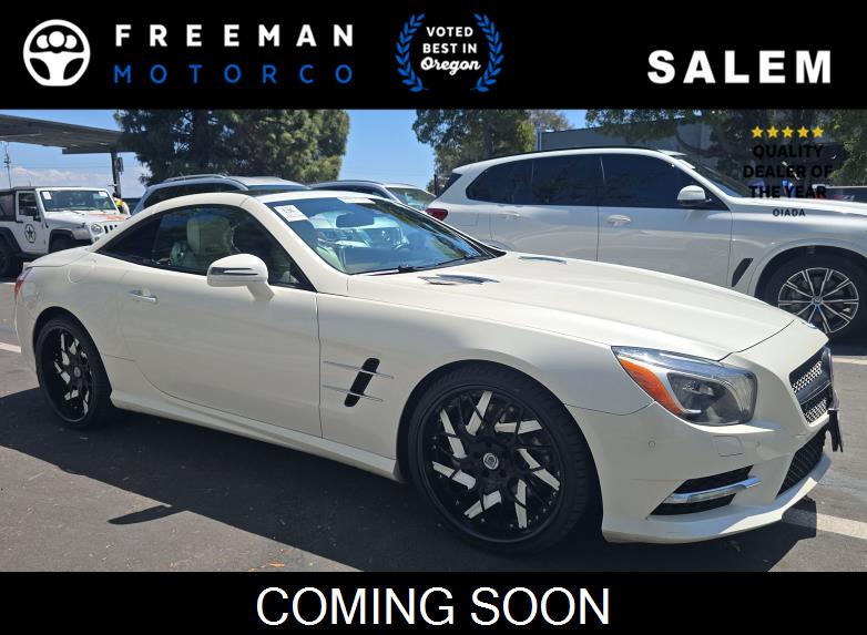 Black 2013 Mercedes-Benz SL-Class SL 550 Convertible Rear-Wheel Drive Automatic