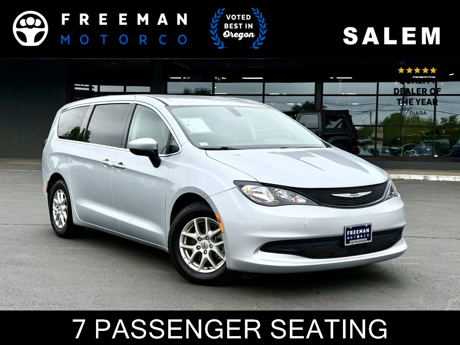 Silver Mist Clearcoat 2022 Chrysler Voyager LX FWD Minivan Front-Wheel Drive 9-Speed Automatic