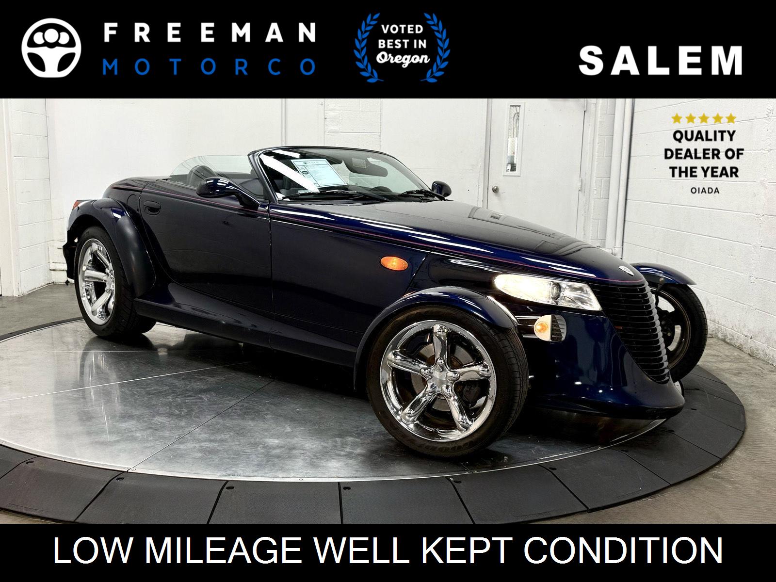Prowler Midnight Blue Pearl 2001 Chrysler Prowler 2 Dr STD Convertible Convertible Rear-Wheel Drive 4-Speed Automatic