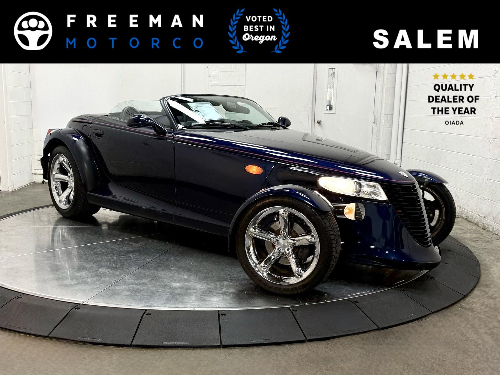 Prowler Midnight Blue Pearl 2001 Chrysler Prowler 2 Dr STD Convertible Convertible Rear-Wheel Drive 4-Speed Automatic Overdrive