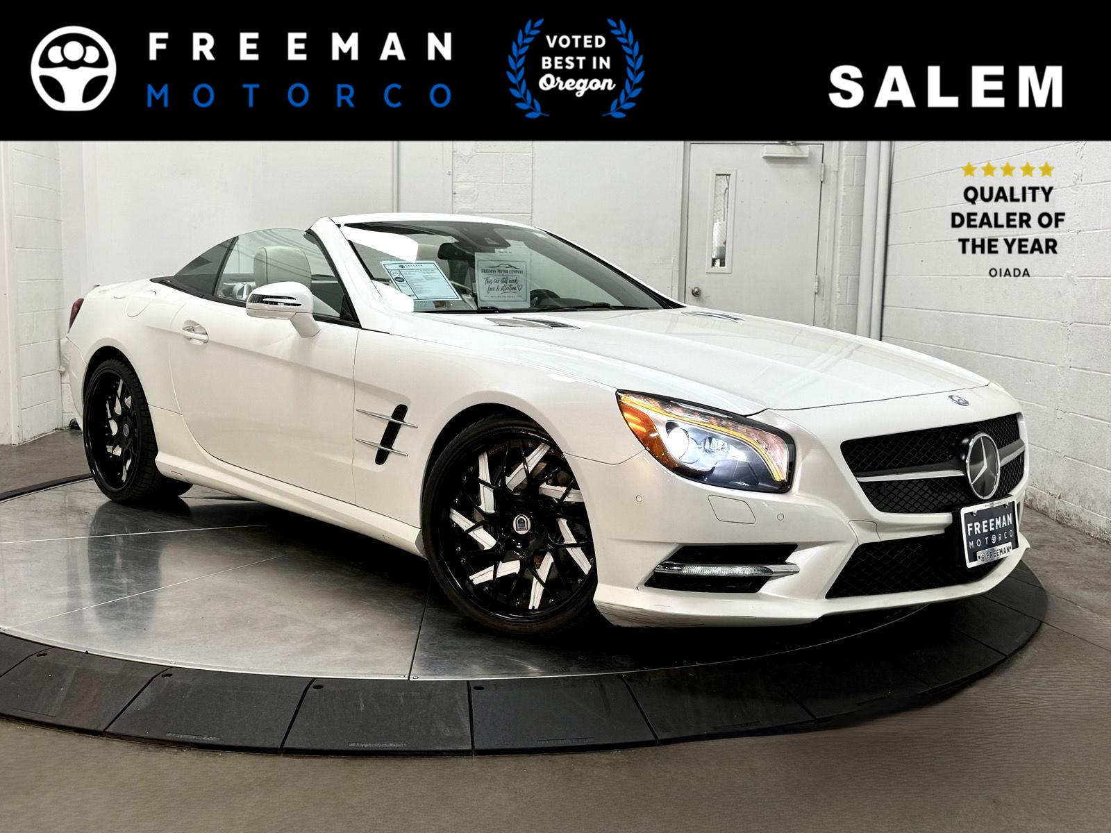 Black 2013 Mercedes-Benz SL-Class SL 550 Convertible Rear-Wheel Drive Automatic