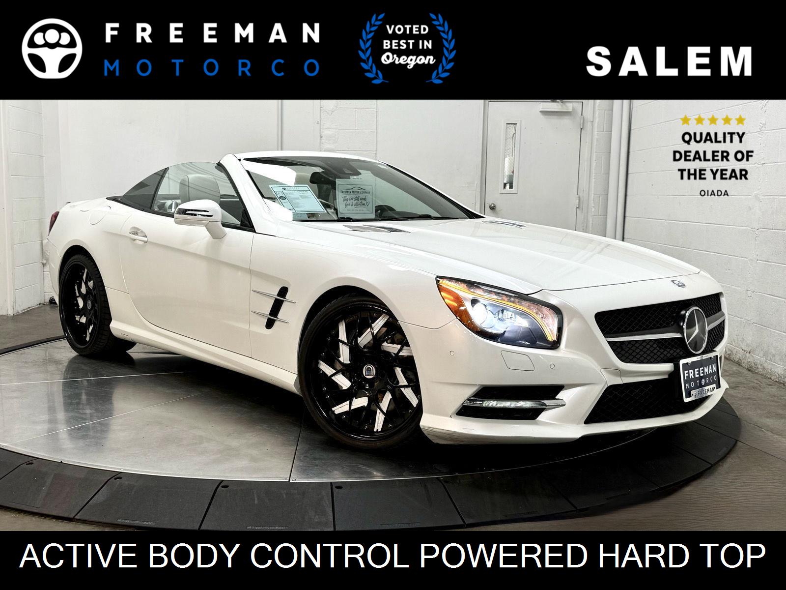 Black 2013 Mercedes-Benz SL-Class SL 550 Convertible Rear-Wheel Drive Automatic