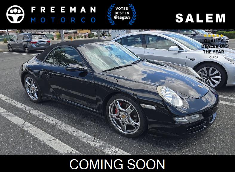 Black 2007 Porsche 911 Carrera 4S Cabriolet AWD Convertible All-Wheel Drive Automatic