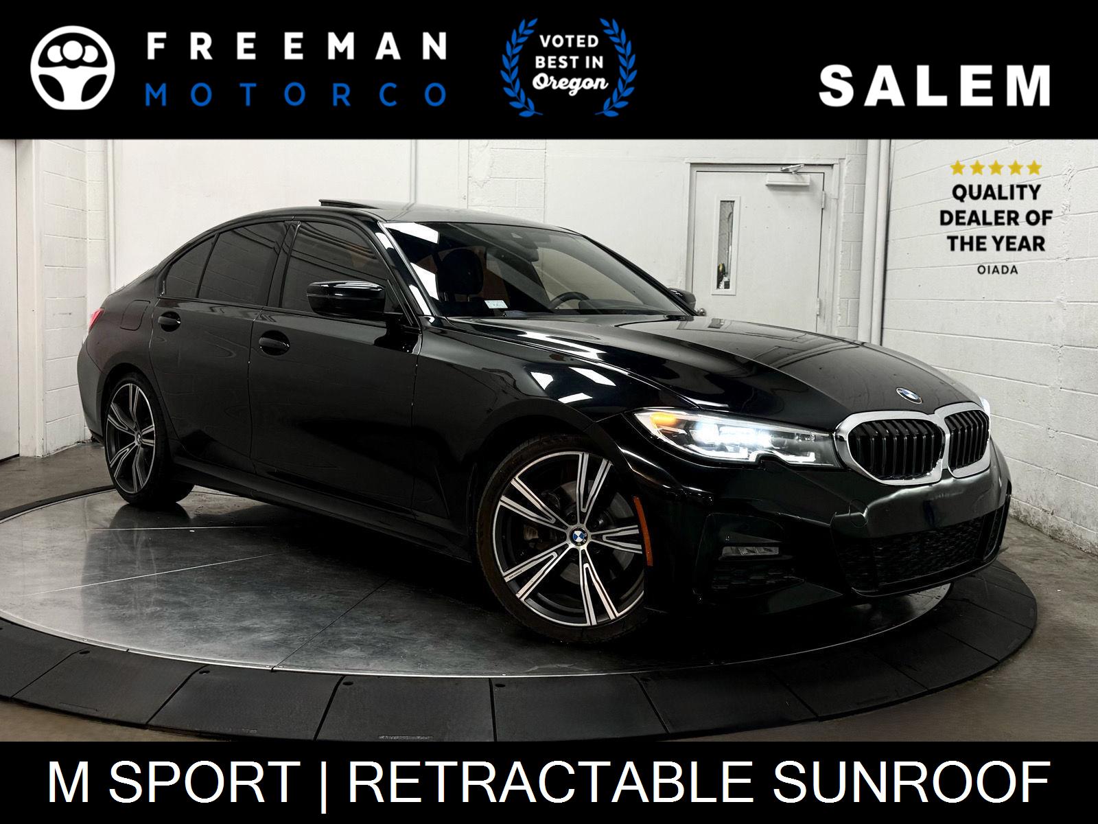 Black Sapphire Metallic 2022 BMW 3 Series 330i RWD Sedan Rear-Wheel Drive Automatic