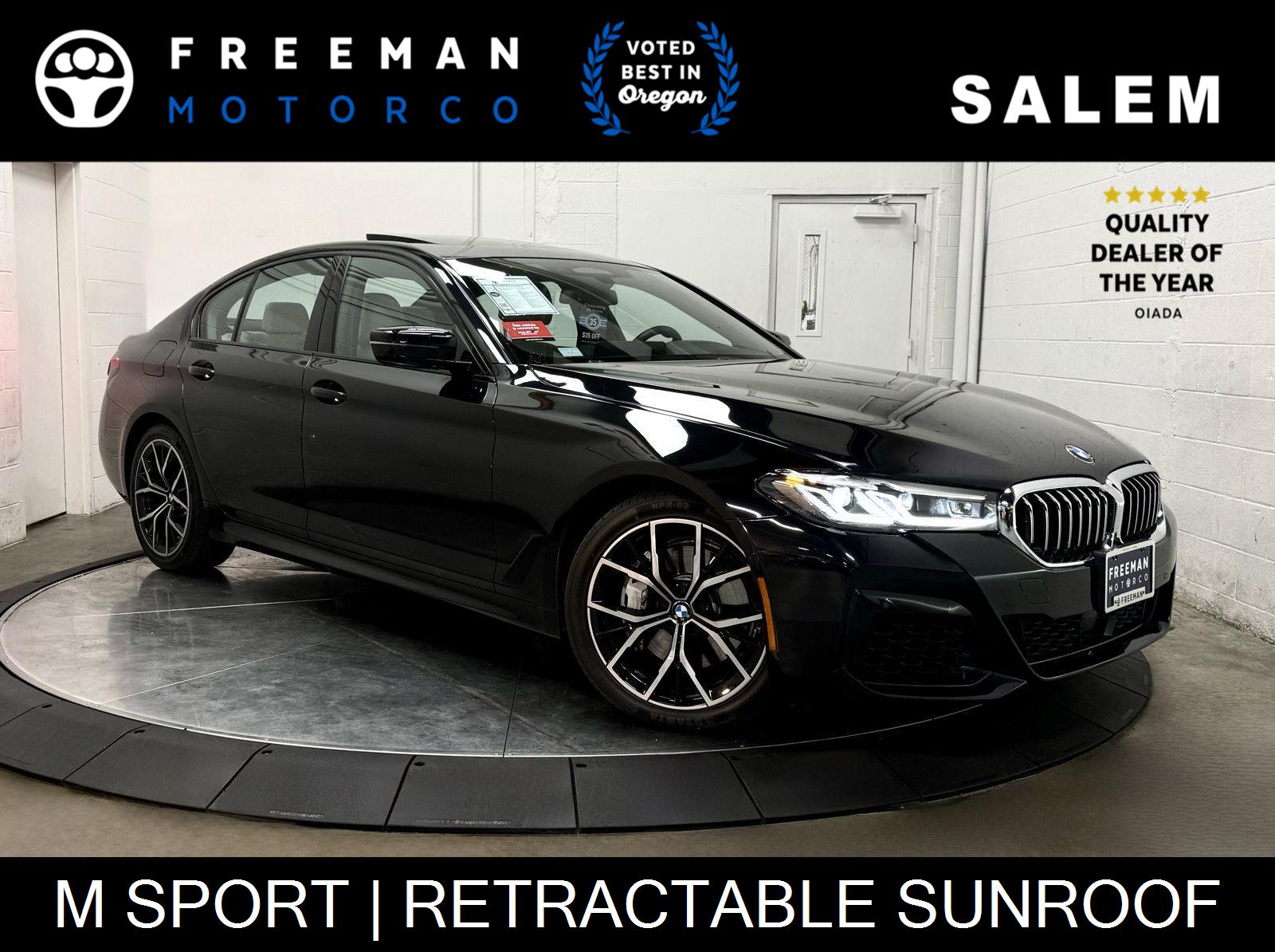 Black Sapphire Metallic 2023 BMW 5 Series 540i xDrive AWD Sedan All-Wheel Drive Automatic