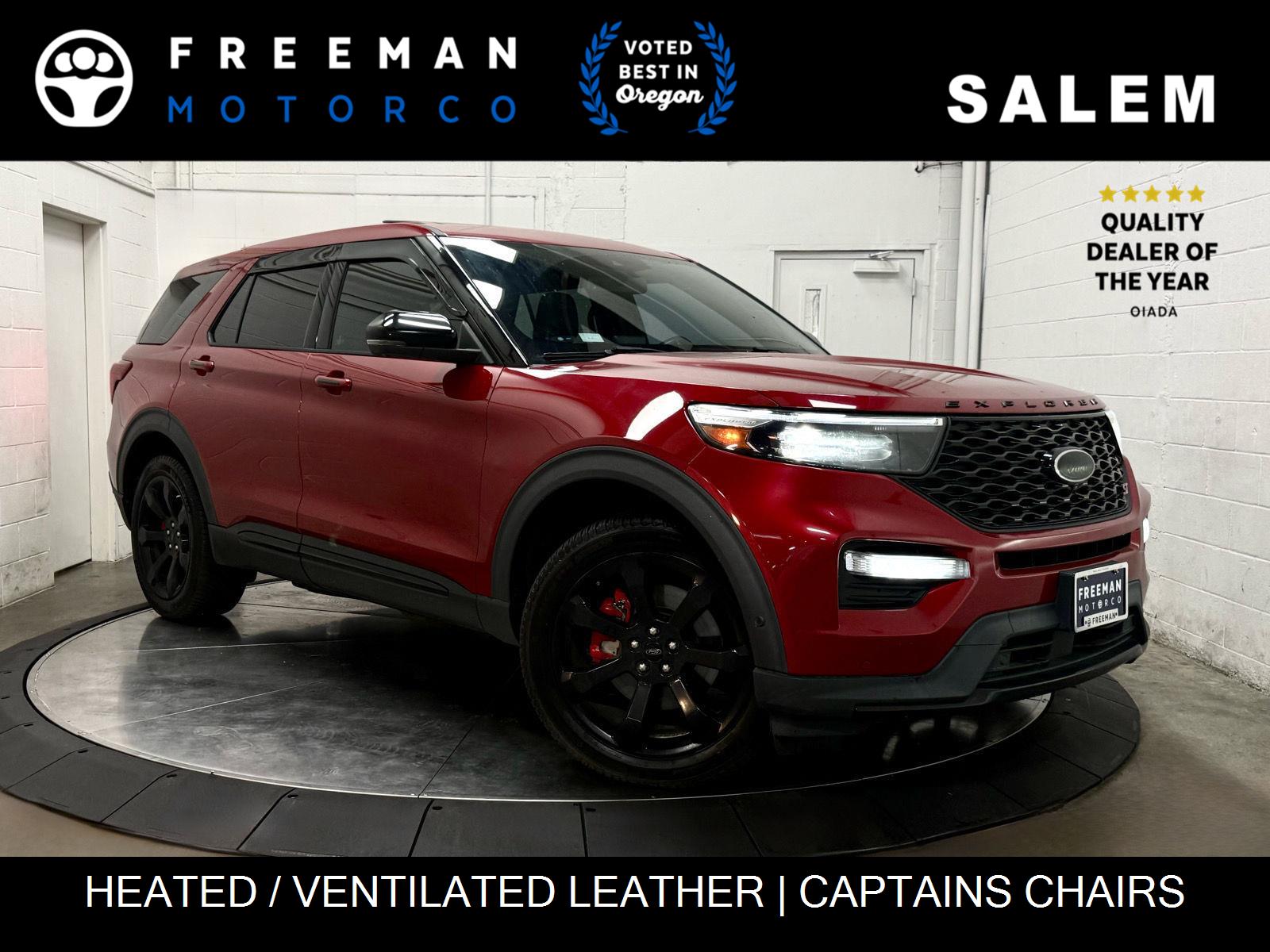 Rapid Red Metallic Tinted Clearcoat 2021 Ford Explorer SUV / Crossover All-Wheel Drive Automatic