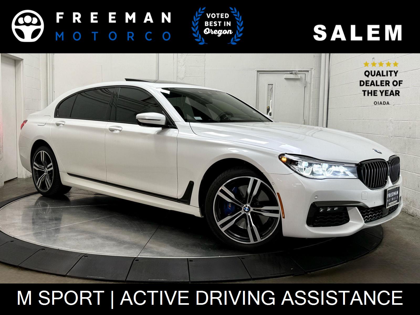Mineral White Metallic 2017 BMW 7 Series 750i RWD Sedan Rear-Wheel Drive Automatic