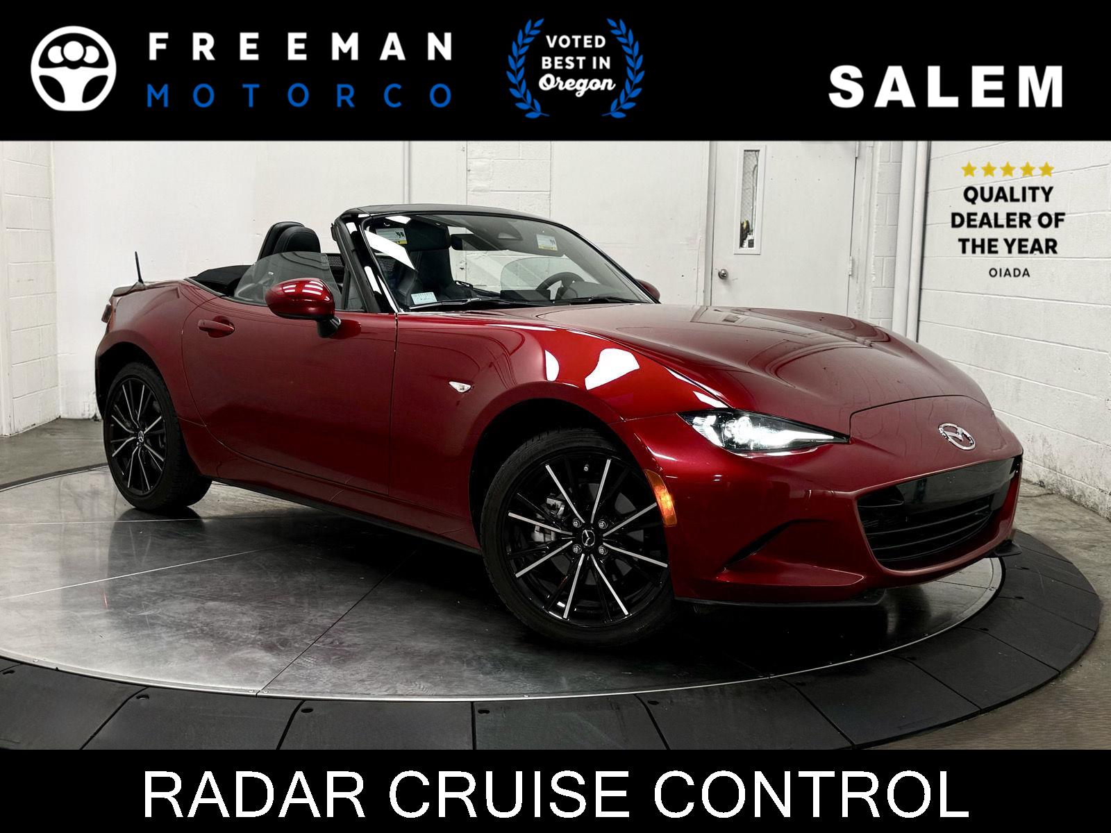 Soul Red Crystal Metallic 2024 Mazda MX-5 Miata Grand Touring RWD Convertible Rear-Wheel Drive Automatic