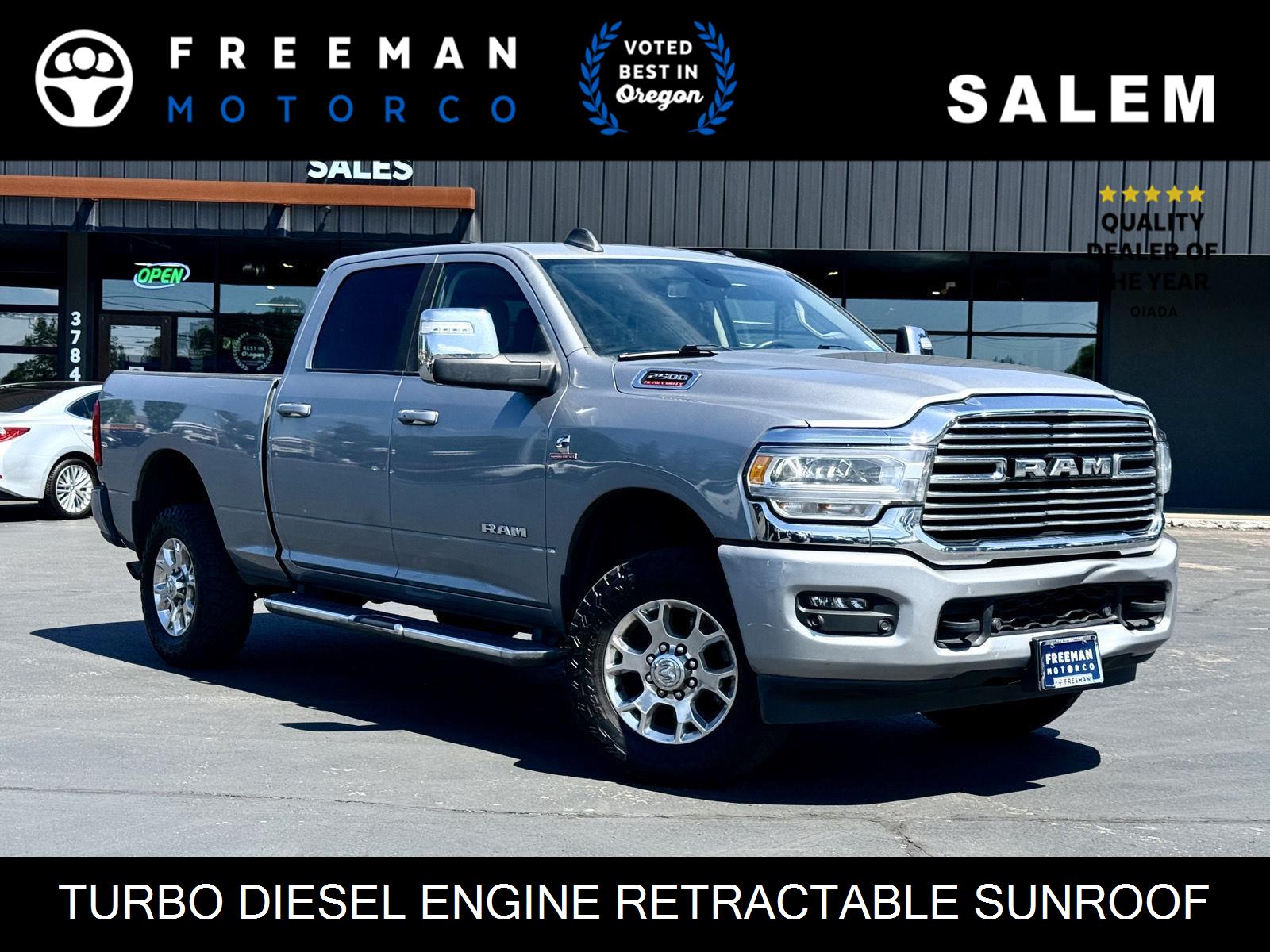 Billet Silver Metallic Clearcoat 2024 RAM 2500 Pickup Truck Four-Wheel Drive 6-Speed Automatic