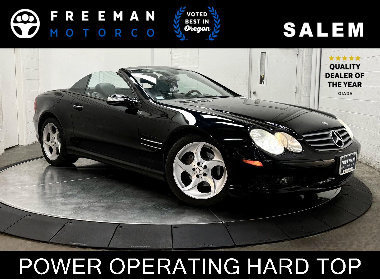Black 2005 Mercedes-Benz SL-Class Convertible Rear-Wheel Drive Automatic