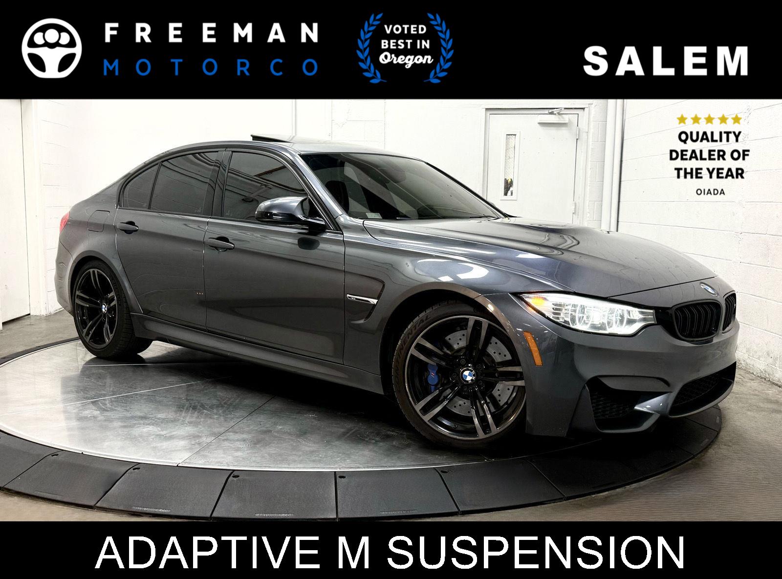 Mineral Gray Metallic 2015 BMW M3 Sedan RWD Sedan Rear-Wheel Drive 6-Speed Manual
