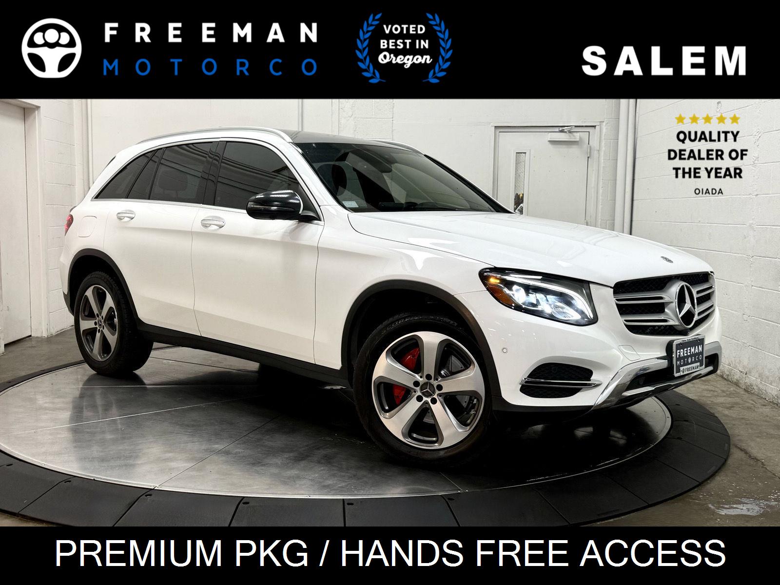 Polar White 2018 Mercedes-Benz GLC SUV / Crossover All-Wheel Drive Automatic