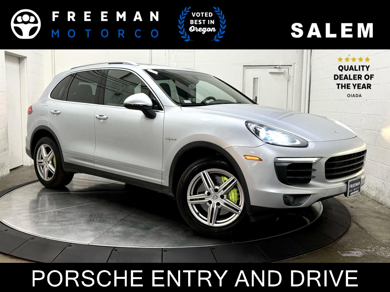 Rhodium Silver Metallic 2016 Porsche Cayenne S AWD SUV / Crossover All-Wheel Drive Automatic
