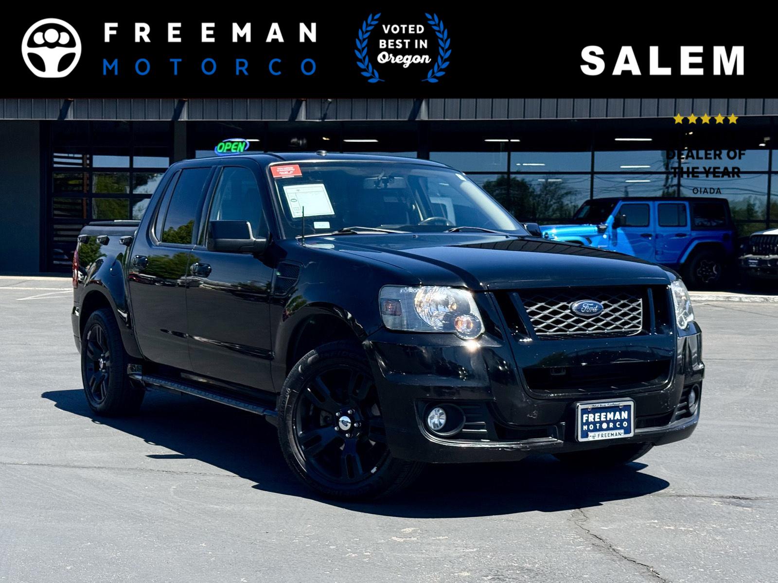 Black 2010 Ford Explorer Sport Trac Limited AWD Pickup Truck All-Wheel Drive 5-Speed Automatic Overdrive