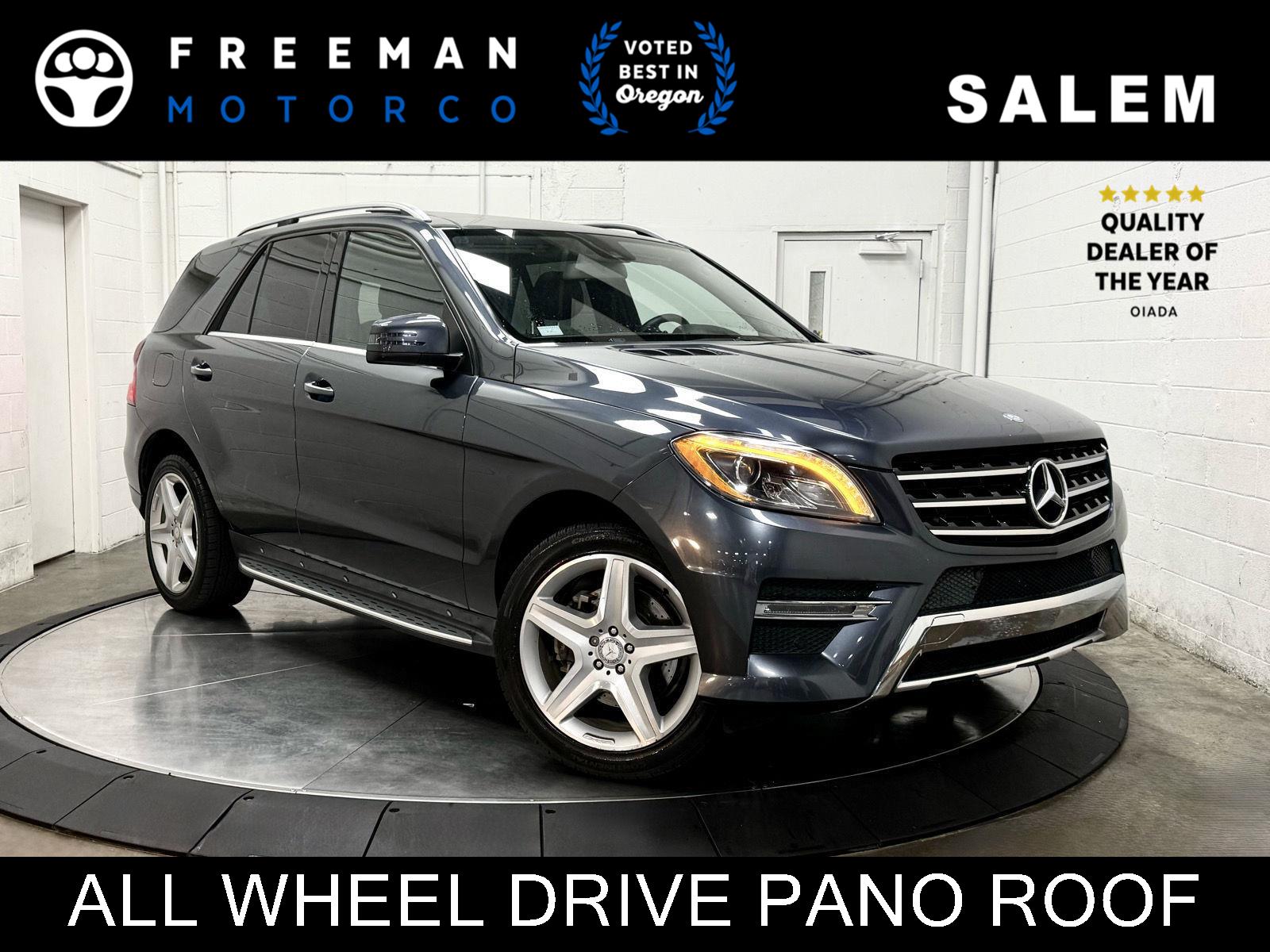 Iridium Silver Metallic 2015 Mercedes-Benz M-Class SUV / Crossover All-Wheel Drive Automatic