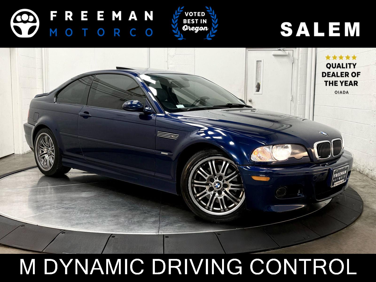 Blue 2004 BMW M3 Coupe Rear-Wheel Drive Automatic