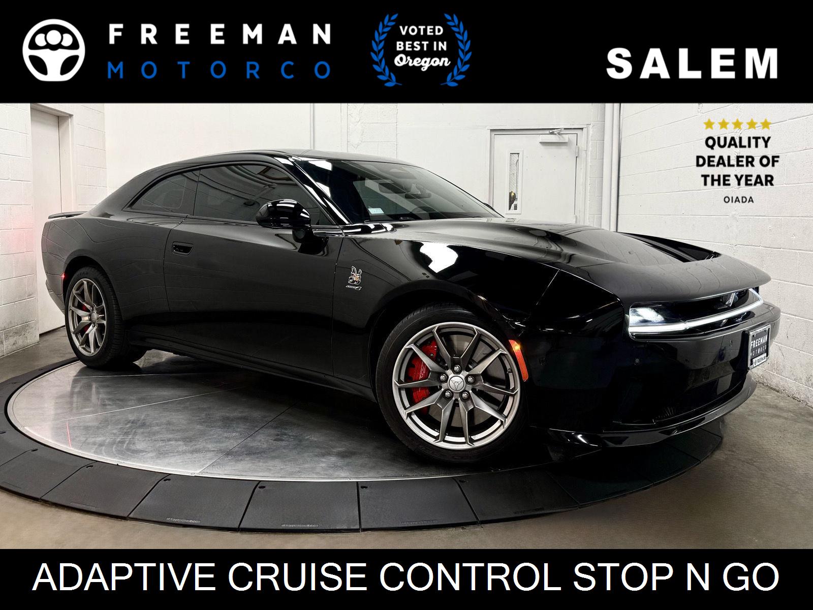 Diamond Black Crystal Pearlcoat 2024 Dodge Charger Daytona Coupe All-Wheel Drive 1-Speed Automatic