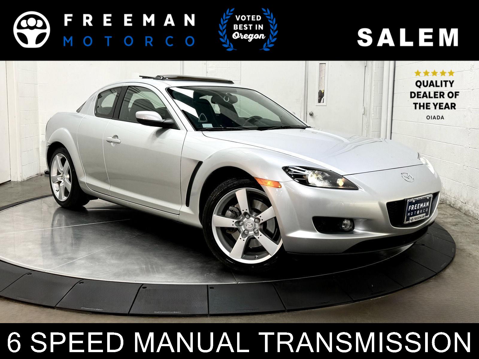 Sunlight Silver Metallic 2004 Mazda RX-8 Coupe Manual