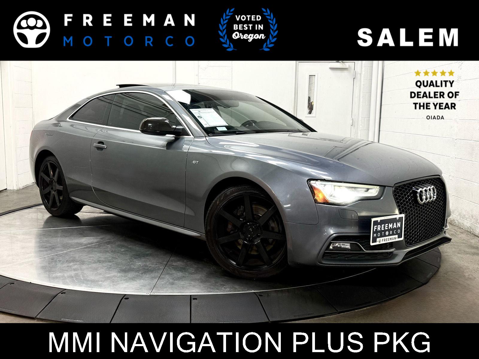 Monsoon Gray Metallic 2013 Audi S5 Coupe All-Wheel Drive Automatic