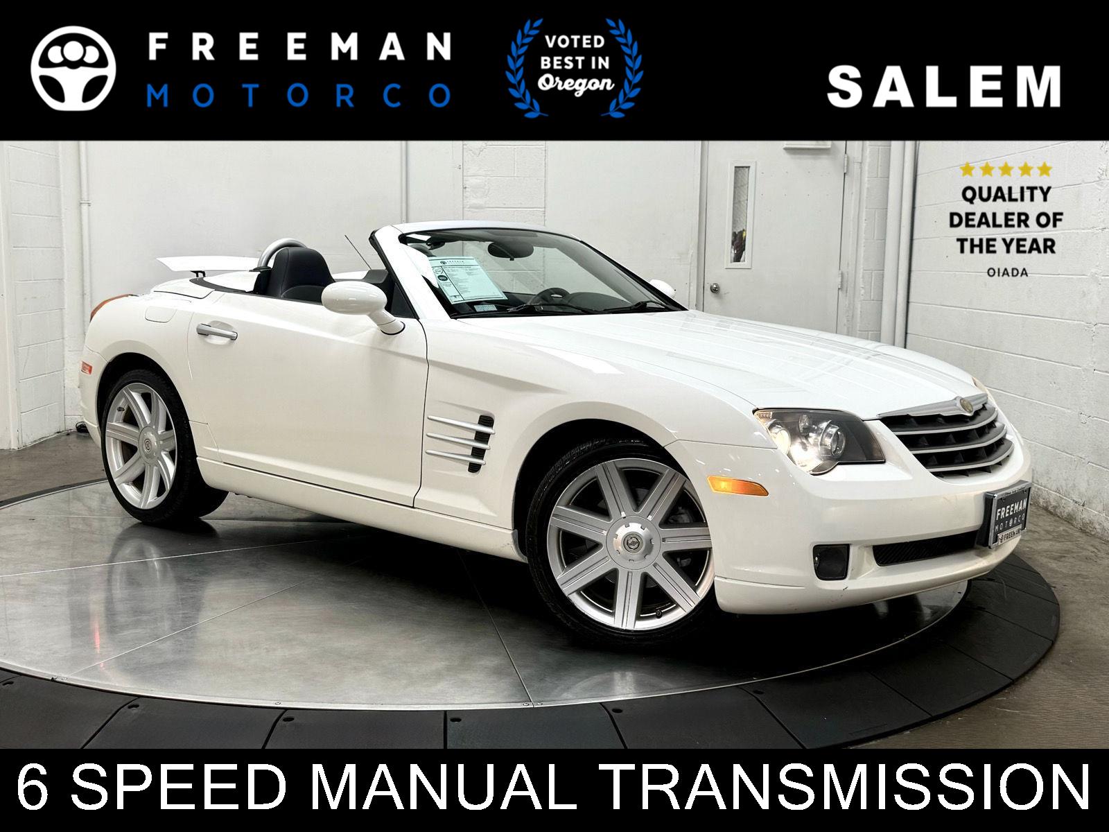 Alabaster 2005 Chrysler Crossfire Convertible Rear-Wheel Drive 6-Speed Manual