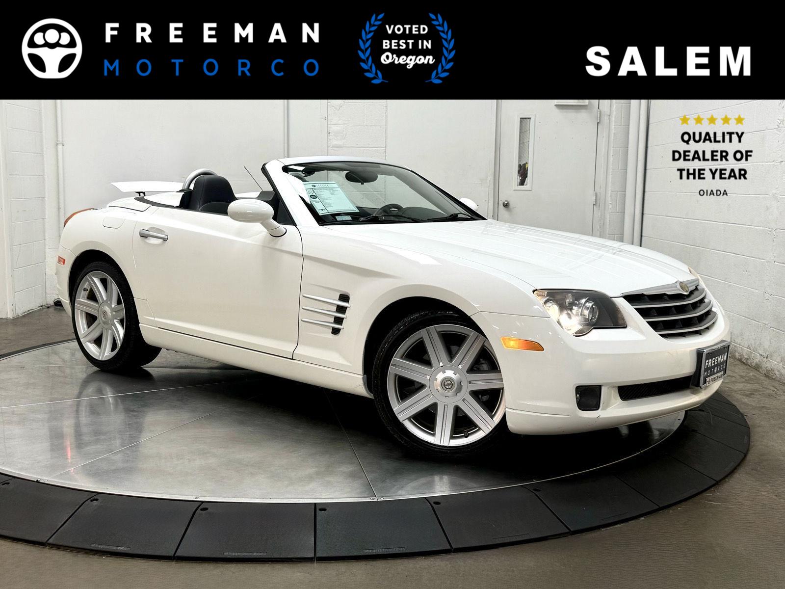 Alabaster 2005 Chrysler Crossfire Convertible Rear-Wheel Drive 6-Speed Manual