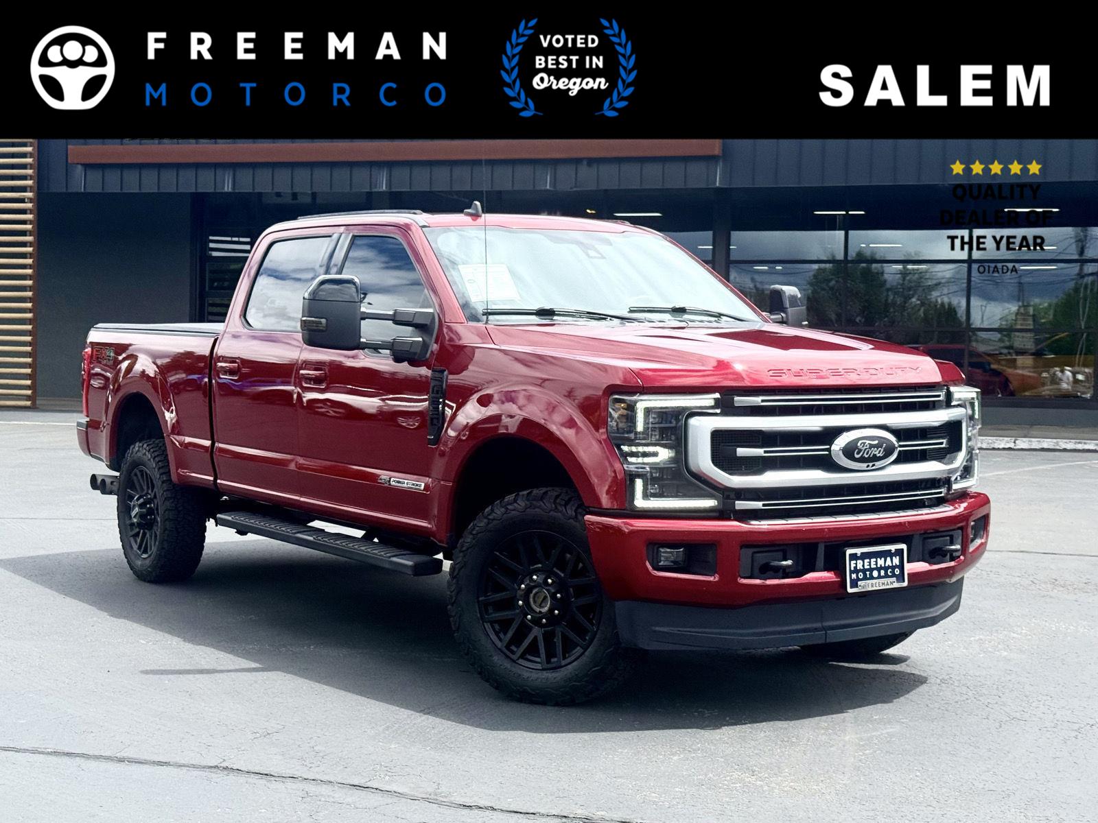 Ruby Red Metallic Tinted Clearcoat 2019 Ford F-250 Super Duty Pickup Truck Four-Wheel Drive 6-Speed Automatic