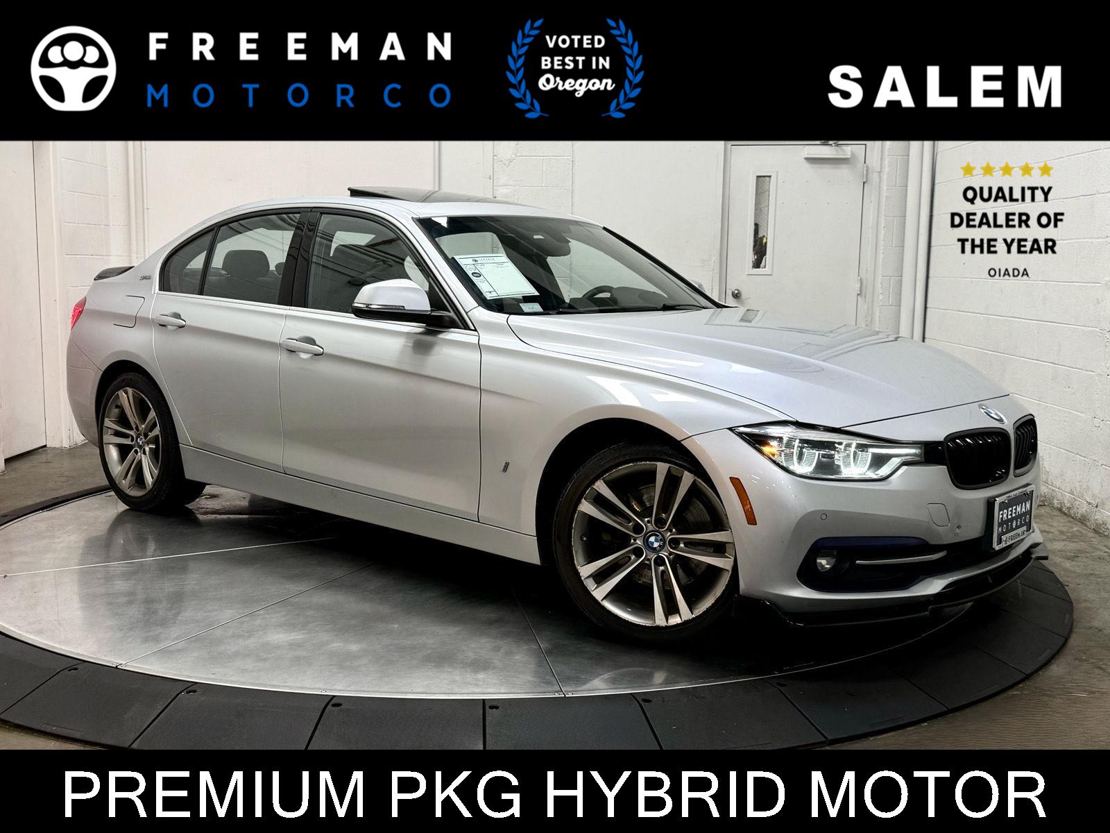 Glacier Silver Metallic 2017 BMW 3 Series Sedan Rear-Wheel Drive Automatic