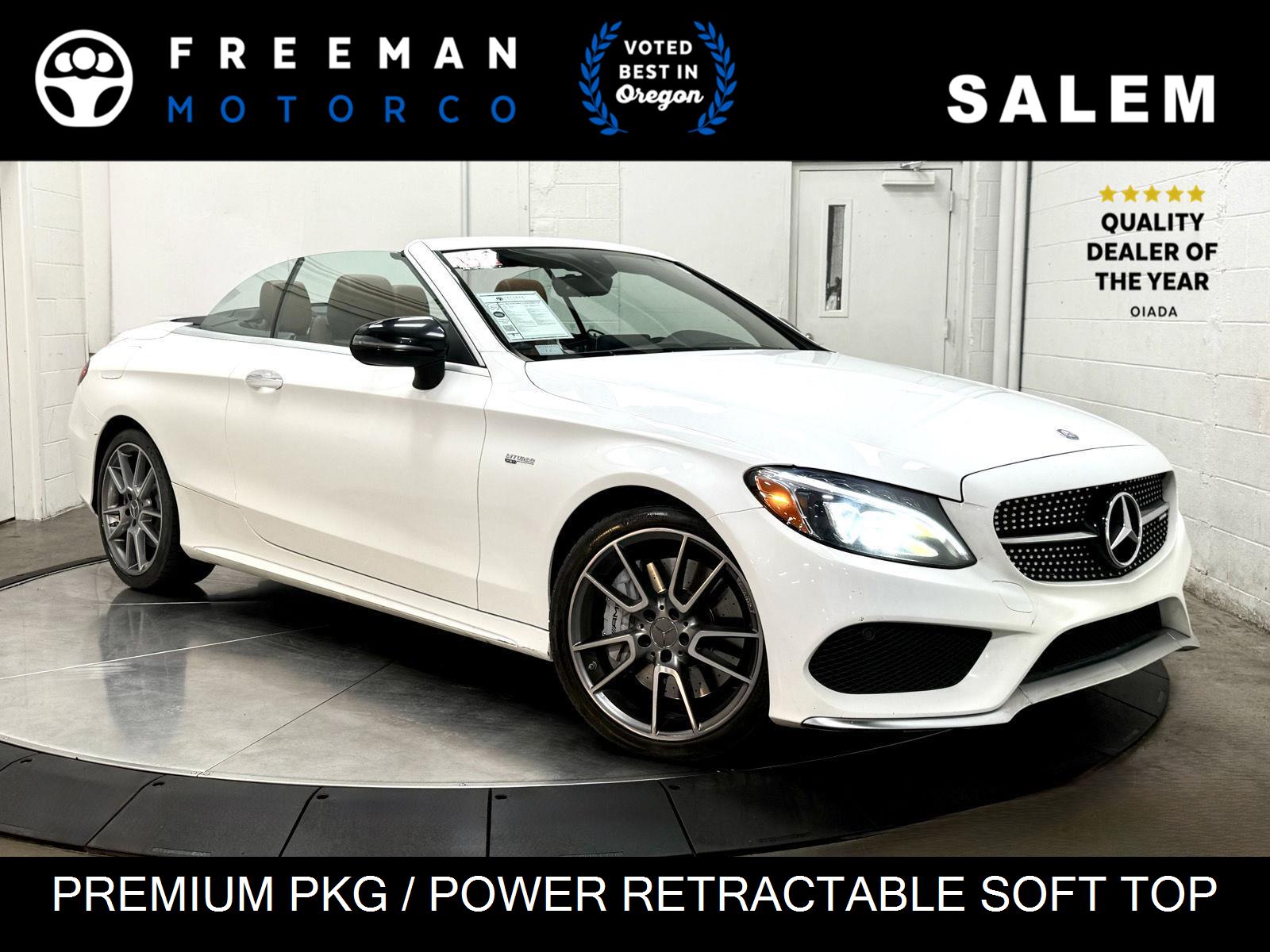 Polar White 2017 Mercedes-Benz C-Class Convertible All-Wheel Drive Automatic