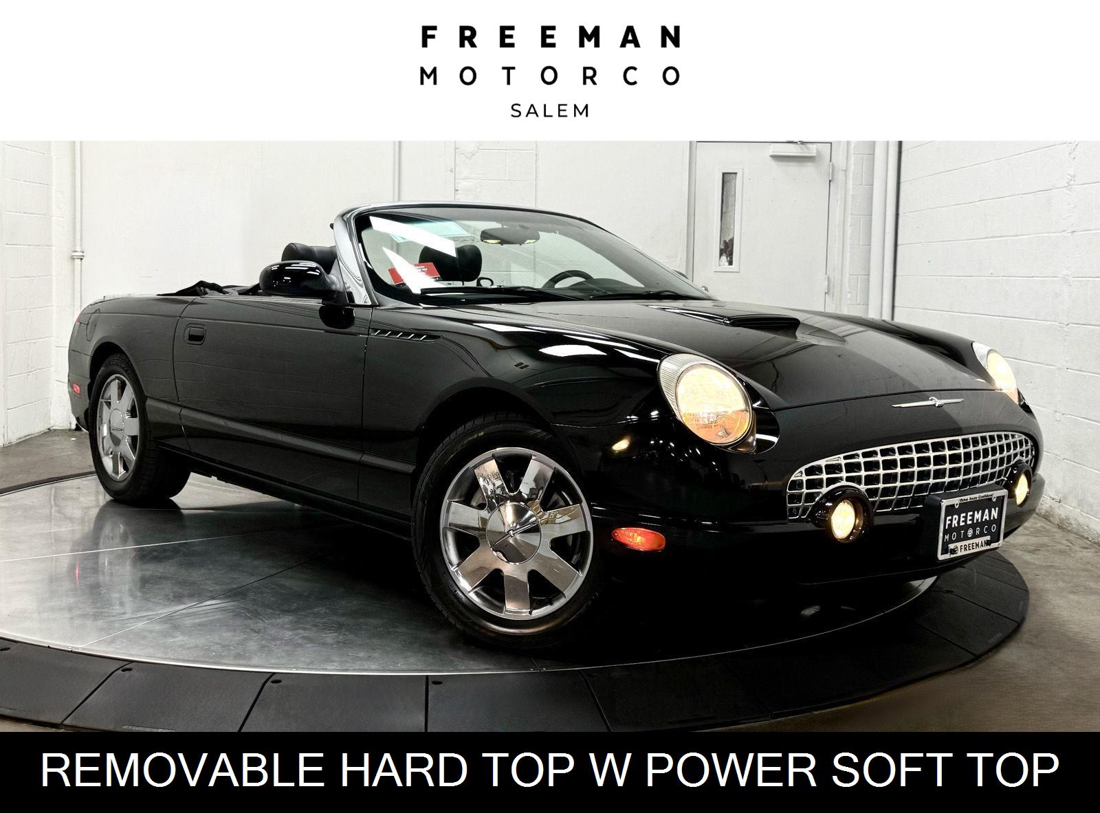 Evening Black 2002 Ford Thunderbird Convertible Rear-Wheel Drive 5-Speed Automatic Overdrive