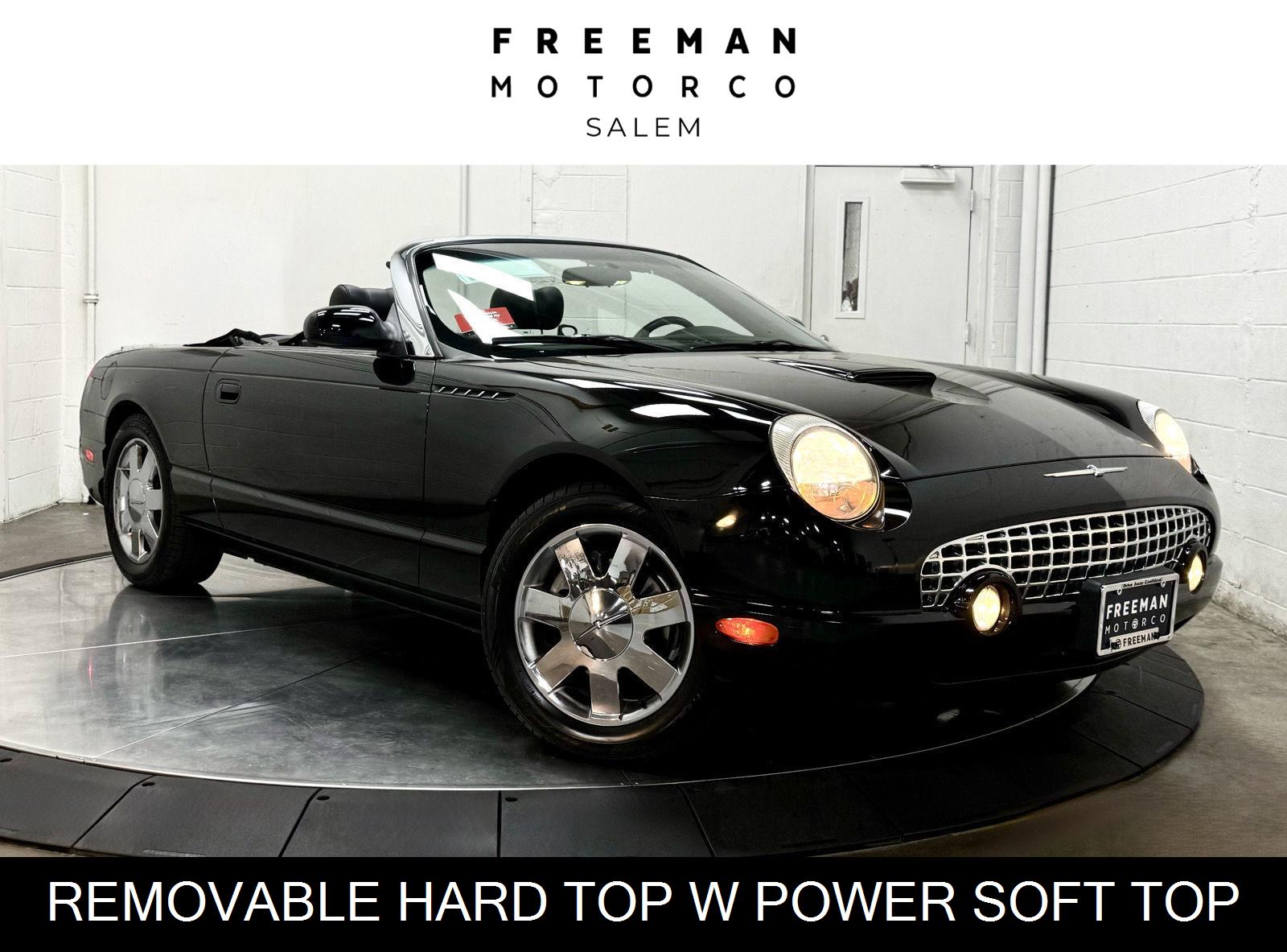 Evening Black 2002 Ford Thunderbird Convertible Rear-Wheel Drive 5-Speed Automatic Overdrive