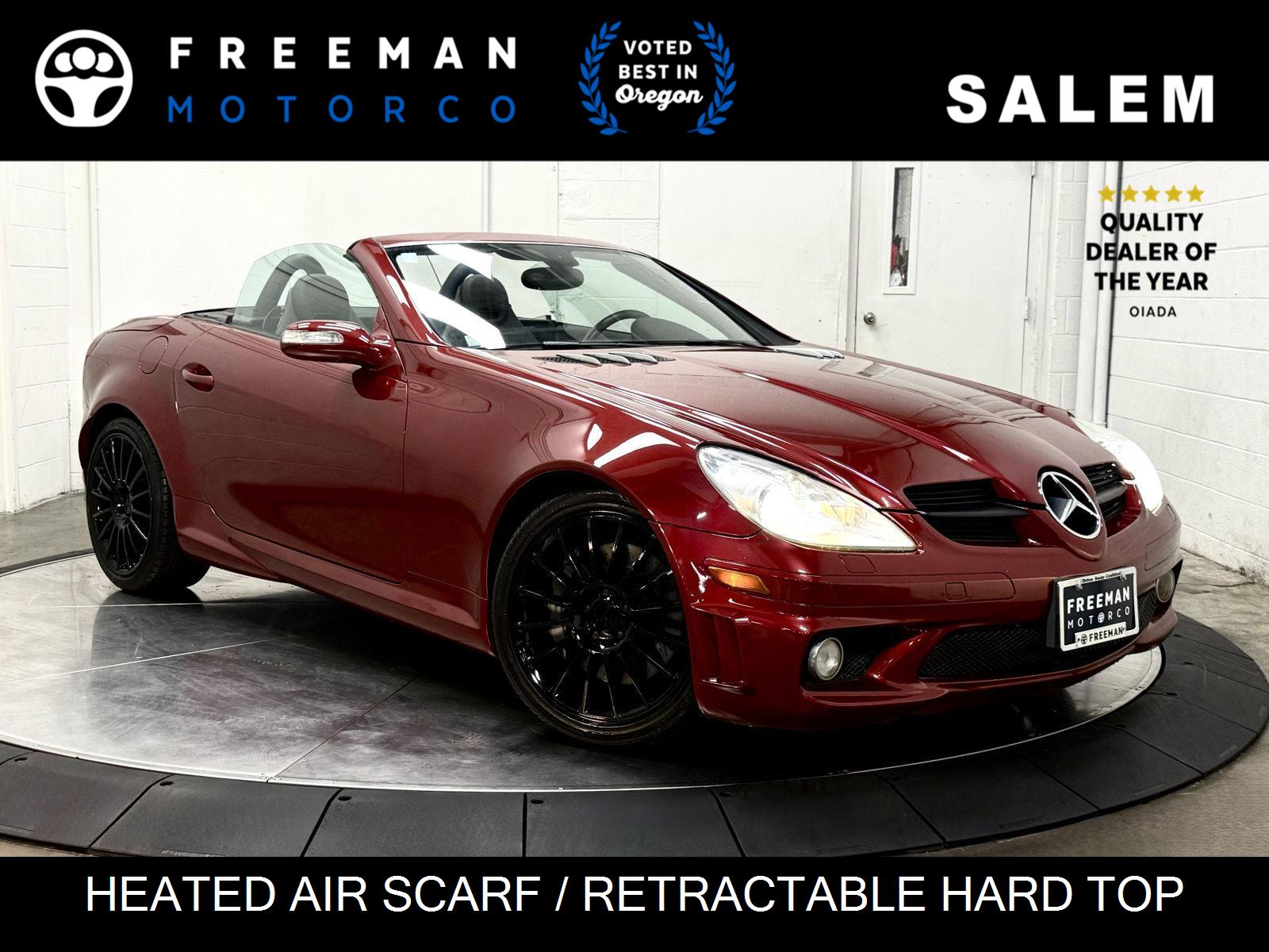 Red 2005 Mercedes-Benz SLK Convertible Rear-Wheel Drive Automatic