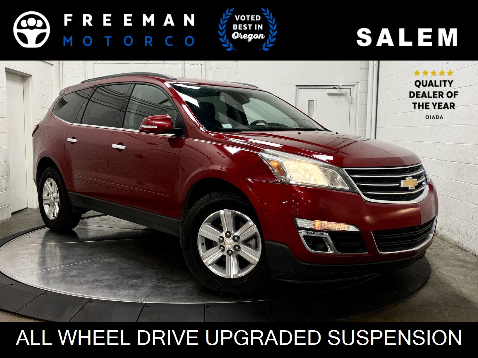 Crystal Red Tintcoat 2014 Chevrolet Traverse SUV / Crossover All-Wheel Drive Automatic