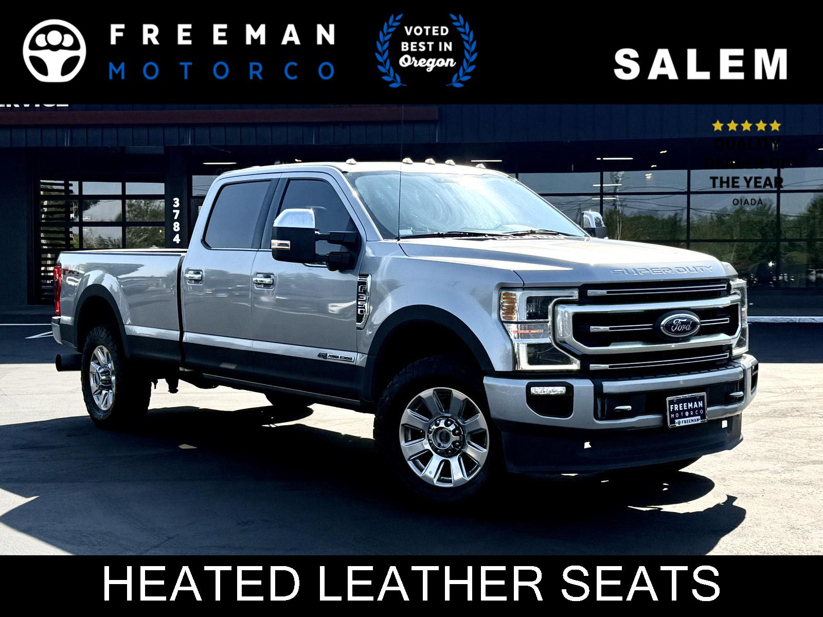 Iconic Silver Metallic 2020 Ford F-350 Super Duty Pickup Truck Four-Wheel Drive Automatic